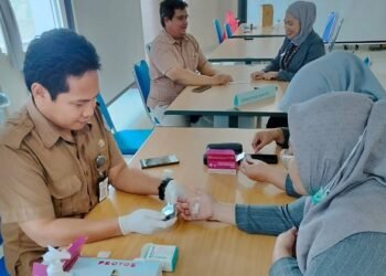 Jaga Kesehatan Sejak Dini, RSUD Taman Husada Bontang Gelar Skrining PTM untuk Masyarakat