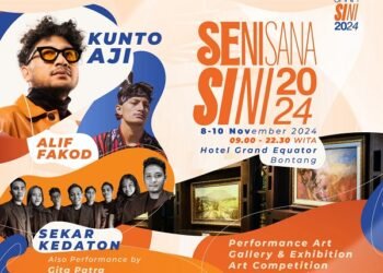 Menggali Potensi Kreatif di Seni Sana Sini 2024, Panggung Kolaborasi Seniman Bontang