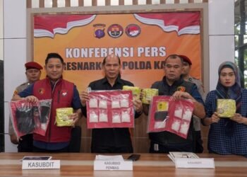 Polda Kaltim Bongkar Peredaran 7,6 Kg Sabu