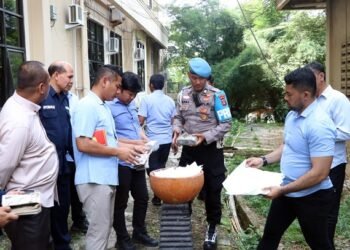 Polda Kaltim Musnahkan 1,3 Kg Sabu dan 999 Gram Ganja