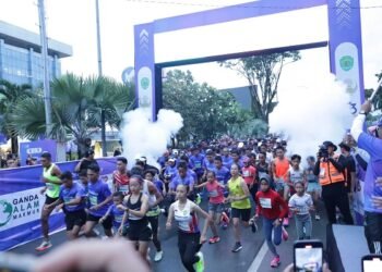 Ribuan Peserta Ramaikan Mahakam Korpri Run 5K 2024 di Samarinda