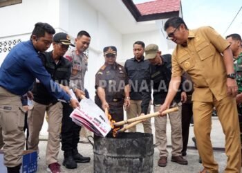 407 Surat Suara Rusak dan Berlebih Dibakar, Logistik Disalurkan ke 277 TPS di Bontang