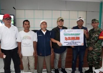 UPZ Baznas Pupuk Kaltim Salurkan Bantuan untuk Korban Puting Beliung di Bontang Lestari