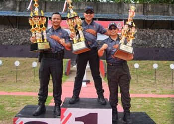 Wakapolda Kaltim Juara Lomba Menembak, Kapolres Bontang Posisi Kedua