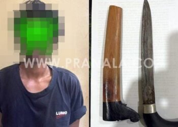 Pengantar Galon di Balikpapan Bawa Senjata Tajam saat Tagih Uang