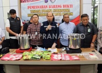 Polda Kaltim Bongkar Jaringan Narkotika, Amankan 8 Kilogram Sabu di Tiga Lokasi
