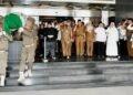 Prosesi Pelepasan Jenazah Gubernur Kaltim ke-9 Awang Faroek Ishak Digelar dengan Khidmat
