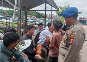 Liburan Aman, Sat Polairud Polres Bontang Edukasi Siswa soal Keselamatan di Laut