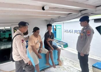 Sat Polairud dan Nelayan Berbas Pantai Bontang Bangun Sinergi untuk Keamanan Perairan