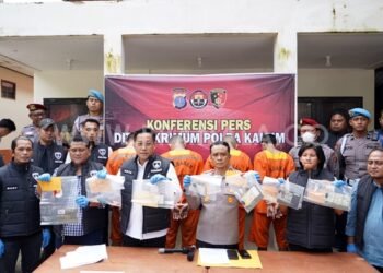 Polda Kaltim Ungkap Kasus Curat, 20 Kendaraan Disita