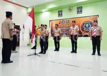 Pengurus Mabiran dan Kwartir Ranting Pramuka Bontang Selatan Resmi Dilantik