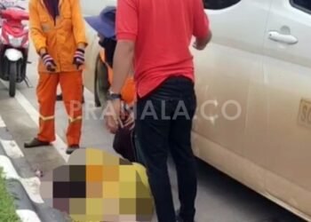 Anak Petugas Kebersihan Tewas Ditabrak Minibus di Jalan Yos Sudarso, Sangatta