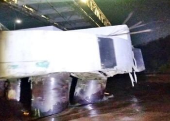 Jembatan Mahakam I Samarinda Kaltim Kembali Dihantam Tongkang, Polisi Periksa Kapten Kapal