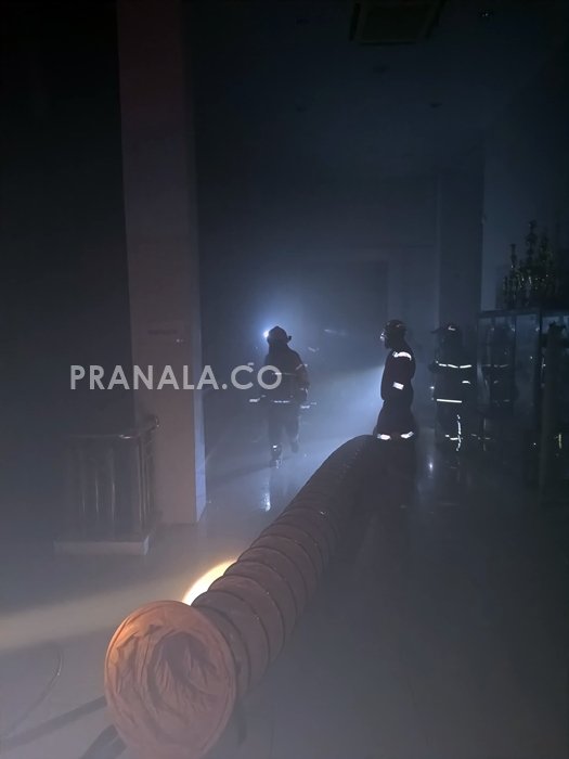 Gedung Dispopar Bontang Terbakar saat Pelantikan IOSKI, Diduga Akibat Panel Listrik