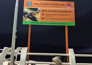 BPBD Bontang Ingatkan Warga Pesisir Waspada Banjir Rob dan Serangan Buaya