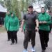 Hangat dan Penuh Semangat, Kodim 0908/Bontang Gelar Olahraga Bersama Babinsa dan Istri
