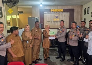 Polsek Bontang Barat Terima Surat Tanah, Pembangunan Kantor Baru Segera Terwujud