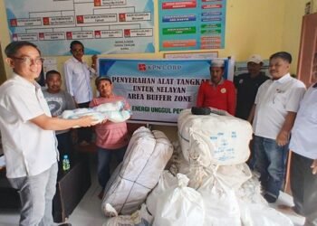 PT EUP Salurkan Alat Tangkap Ikan ke Nelayan Santan Ilir, Dorong Produktivitas dan Kesejahteraan