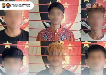 Pengeroyokan Pelajar di Jalan APT Pranoto Samarinda, Enam Pelaku Dibekuk