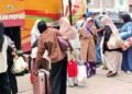Penumpang Bus Antarprovinsi di Balikpapan Mulai Membludak