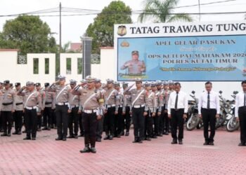 Polres Kutim Kerahkan 933 Personel Amankan Arus Mudik dan Lebaran 2026