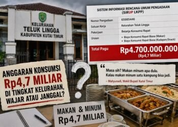 GILA! Kelurahan di Kutim Anggarkan Rp4,7 Miliar untuk Konsumsi