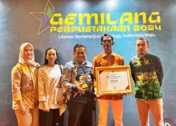 Ketua PWI Bontang, Suriadi Said Raih Penghargaan Literasi Nasional dari Perpusnas