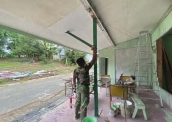 RTLH Baharudin Hampir Rampung, TMMD Bontang Ubah Rumah Reyot jadi Layak Huni