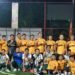 Kapolres Kutim Cetak Gol, Duel Mini Soccer Lawan Jurnalis Berakhir Imbang