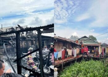 Kebakaran Samarinda Seberang: Warga Panik Dengar Ledakan, 5 Rumah Hangus