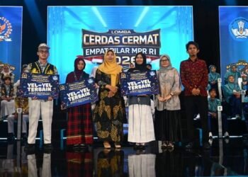 Hanya Selisih 5 Poin, SMAN 1 Bontang Wakili Kaltim di LCC Empat Pilar Nasional