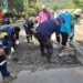 Jalan Bergelombang di Jalan Pupuk Raya dan RS PKT Bontang Mulai Mulus