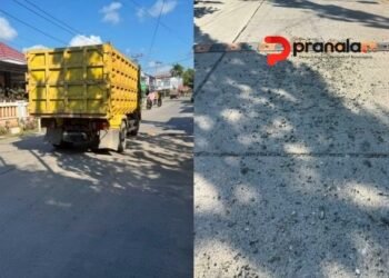 Langgar Aturan Lagi, Truk Material Tanpa Terpal Kembali Resahkan Warga Tanjung Laut Indah Bontang