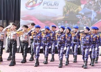 Mengintip Kemeriahan HUT Bhayangkara ke-80 di Polres Bontang, Penonton Riuh