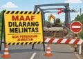 Pelat Jembatan Rusak, Projasam 1 Bengalon Kutim Ditutup Dua Hari