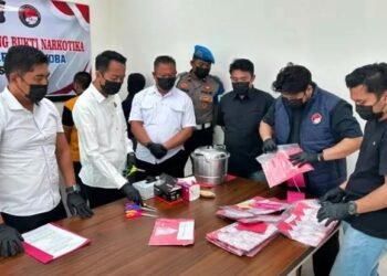 Polres Berau Musnahkan 152,77 Gram Sabu, Tujuh Tersangka Terjerat